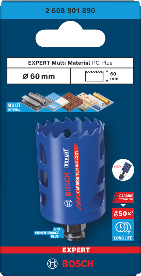 Bosch EXPERT Multi Material Lochsäge, 20x60 mm