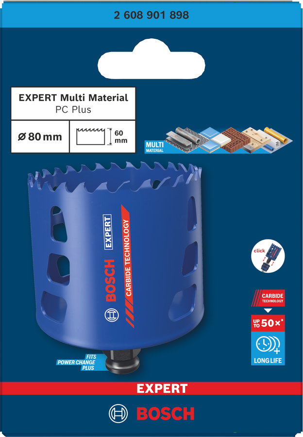 Bosch EXPERT Multi Material Lochsäge, 20x60 mm