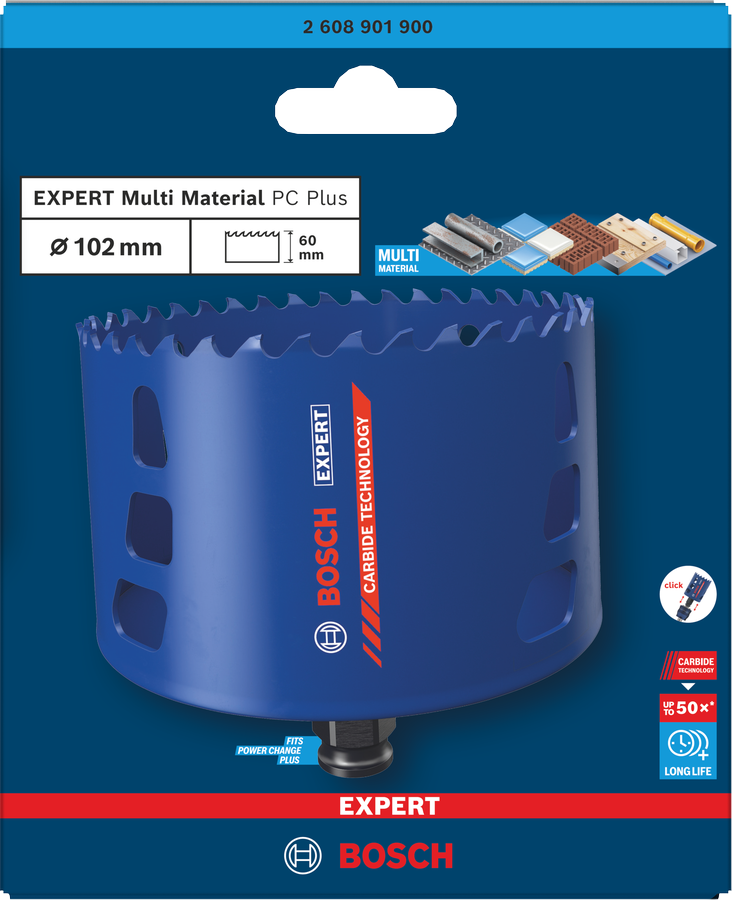 Bosch EXPERT Multi Material Lochsäge, 20x60 mm