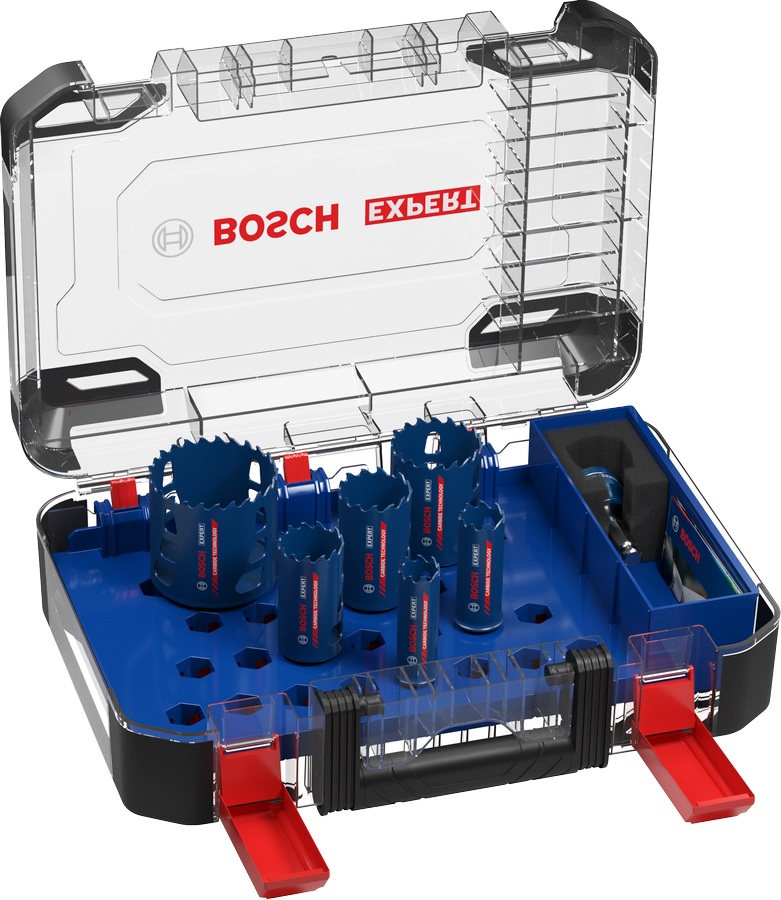 Bosch EXPERT Multi Material Lochsägen-Set, 22/25/35/51/60/68 mm, 9-tlg.