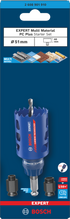 Bosch EXPERT Multi Material Lochsägen Starter-Set, 51x60 mm