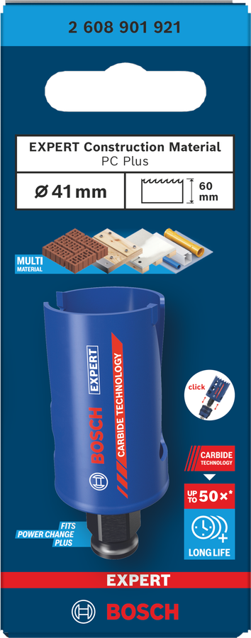 Bosch EXPERT Construction Material Lochsäge, 19x60 mm