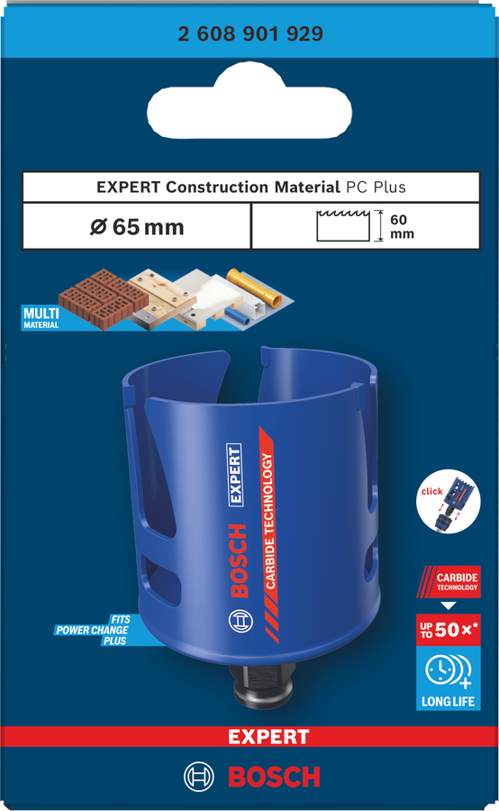 Bosch EXPERT Construction Material Lochsäge, 19x60 mm