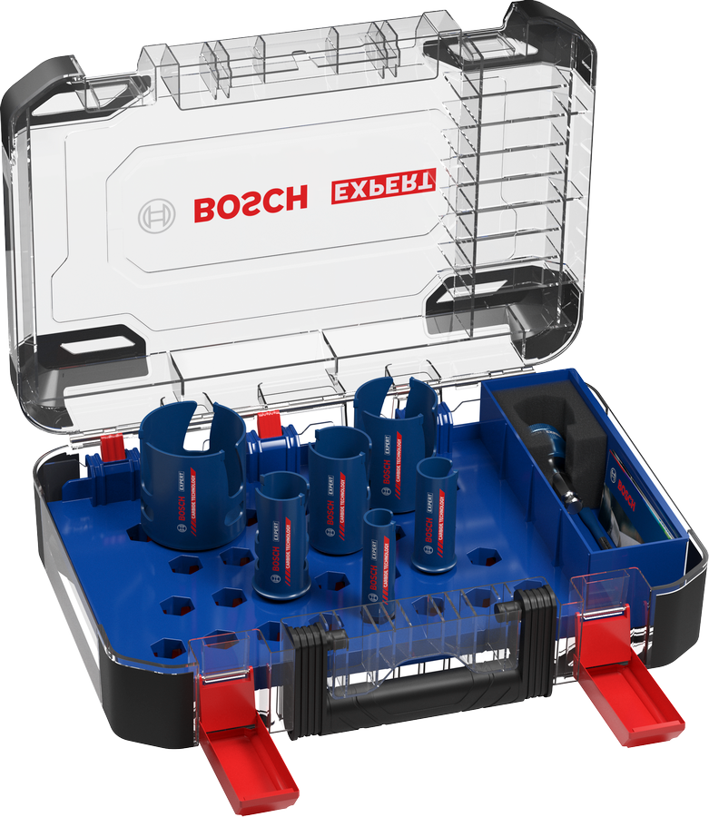 Bosch EXPERT Construction Material Lochsäge-Set 20/25/32/38/51/64 mm, 10-tlg.