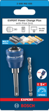 Bosch EXPERT Power Change Plus Aufnahmeschaft mit Vorbohrer, HEX Schaft 8,7 mm, HSS-Co, 7,15 x 25 x 65 mm