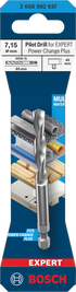 Bosch Zentrierbohrer für EXPERT Power Change Plus, HSS-G, Ø7.15 x 44 x 85 mm
