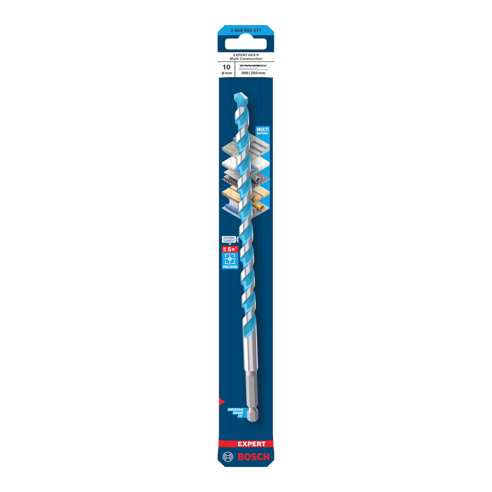 Bosch EXPERT HEX-9 Multi Construction Bohrer, 3x45x90 mm