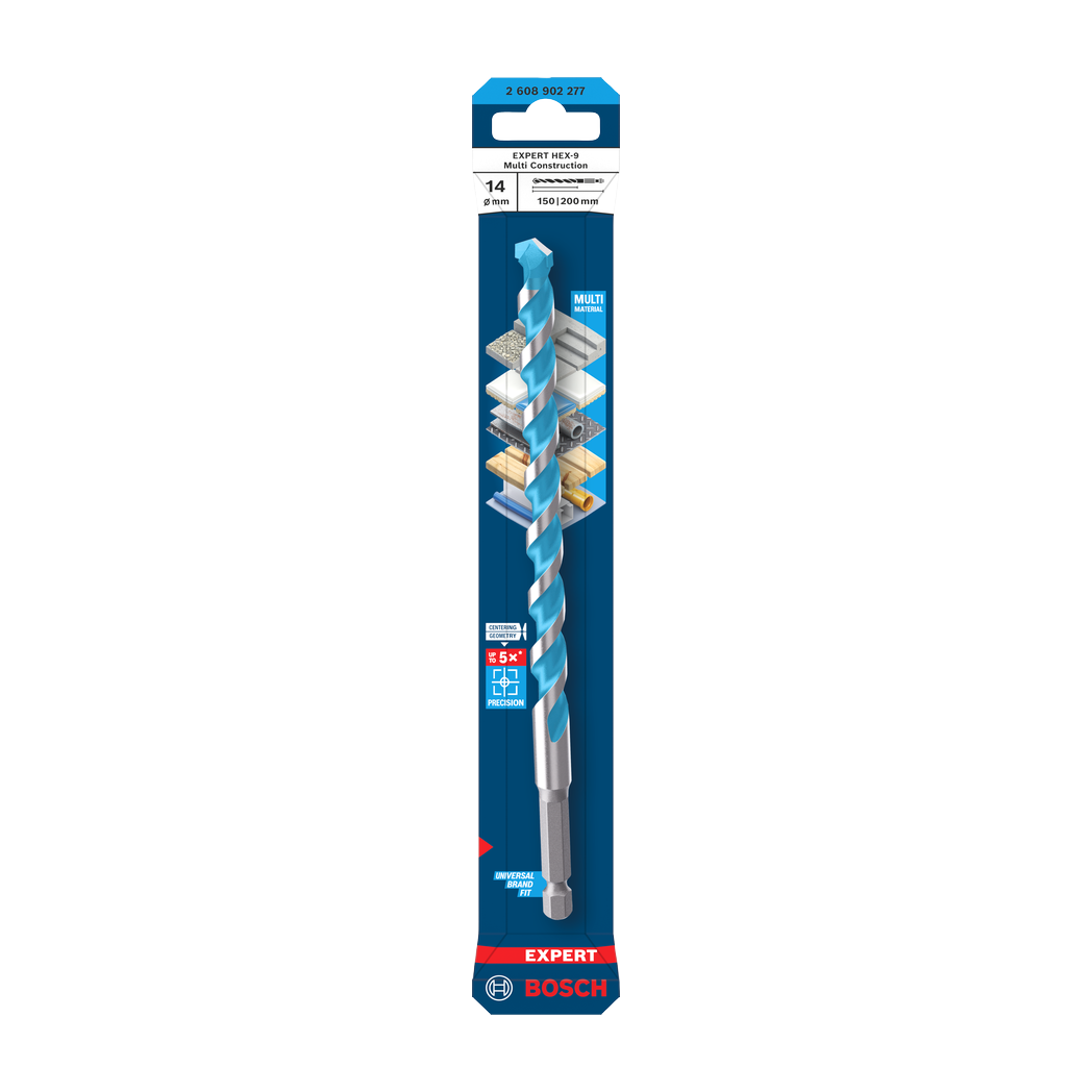 Bosch EXPERT HEX-9 Multi Construction Bohrer, 3x45x90 mm
