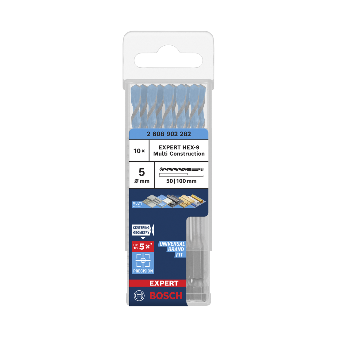 Bosch EXPERT HEX-9 Multi Construction Bohrer, 3x45x90 mm