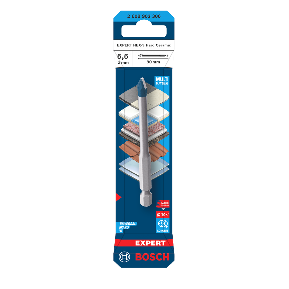 Bosch EXPERT HEX-9 Hard Ceramic Bohrer