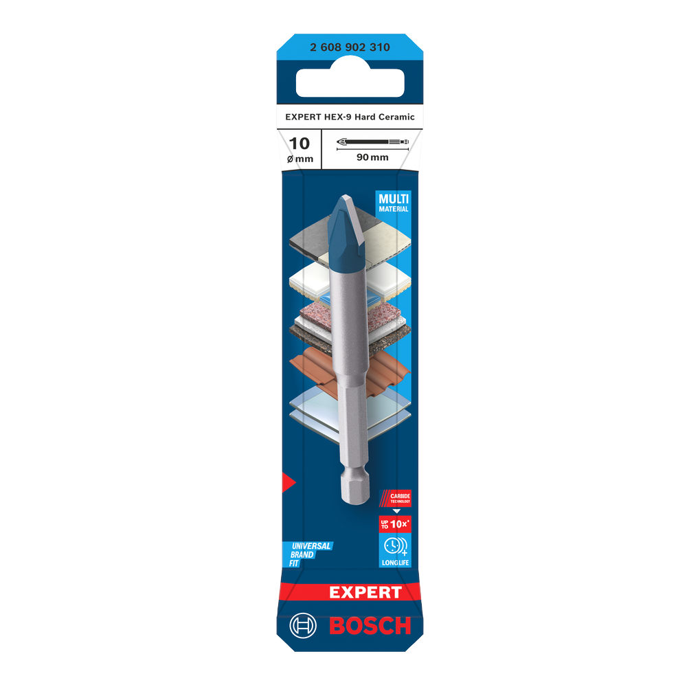 Bosch EXPERT HEX-9 Hard Ceramic Bohrer