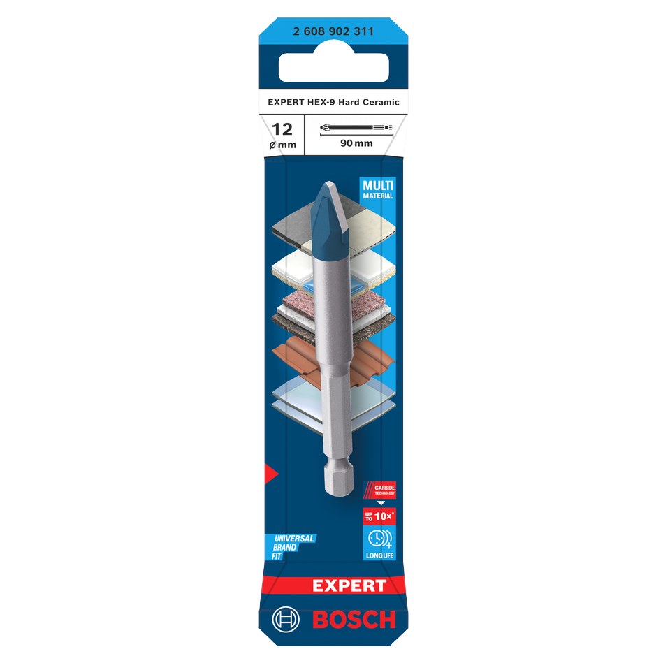 Bosch EXPERT HEX-9 Hard Ceramic Bohrer