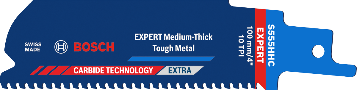 Bosch EXPERT Medium-Thick Tough Metal S555HHC Säbelsägeblatt