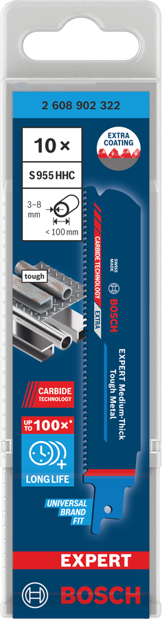 Bosch EXPERT Medium-Thick Tough Metal S955HHC Säbelsägeblatt