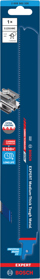 Bosch EXPERT Medium-Thick Tough Metal S1255HHC Säbelsägeblatt