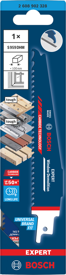 Bosch EXPERT Window Demolition S959DHM Säbelsägeblatt