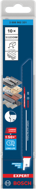 Bosch EXPERT Hard Nail Pallets S1123CHM Säbelsägeblatt