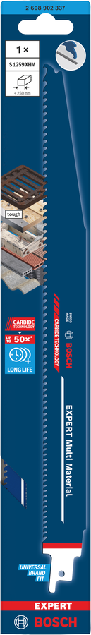 Bosch EXPERT Multi Material S1259XHM Säbelsägeblatt
