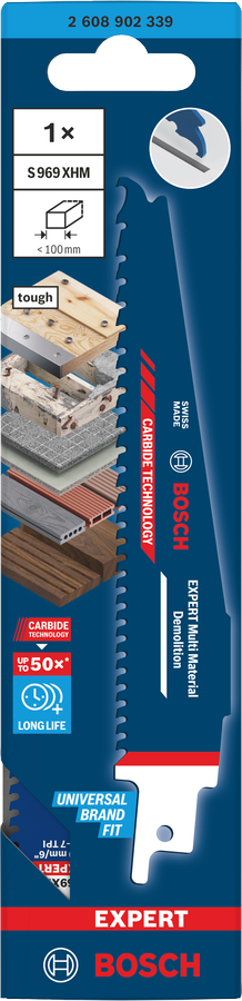 Bosch EXPERT Multi Material Demolition S969XHM Säbelsägeblatt