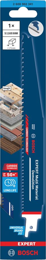Bosch EXPERT Multi Material Demolition S1169XHM Säbelsägeblatt