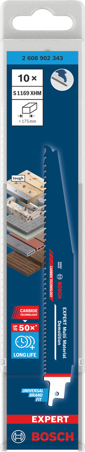 Bosch EXPERT Multi Material Demolition S1169XHM Säbelsägeblatt