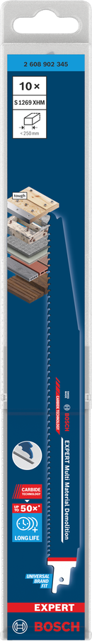 Bosch EXPERT Multi Material Demolition S1269XHM Säbelsägeblatt