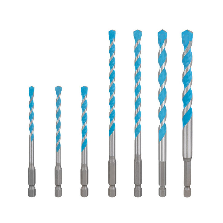 Bosch EXPERT HEX-9 Multi Construction Bohrer-Set, 5x100/5,5x100/6x100/6x150/7x150/8x150/10x150 mm, 7-tlg.