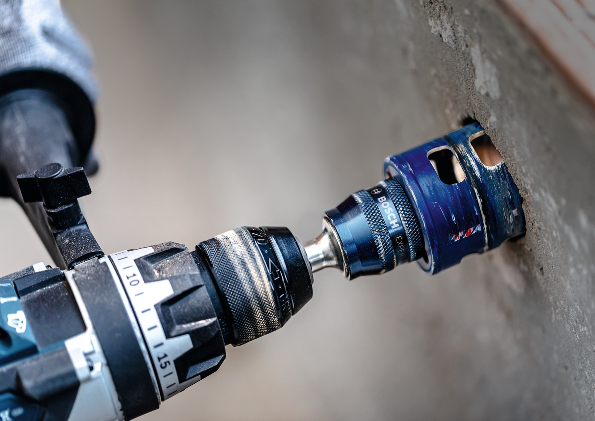 Bosch EXPERT Power Change Plus Aufsteckhalter für das Lochsägensystem, 11 mm, HSS-G Bohrer, 7,15x105 mm, 2-tlg.