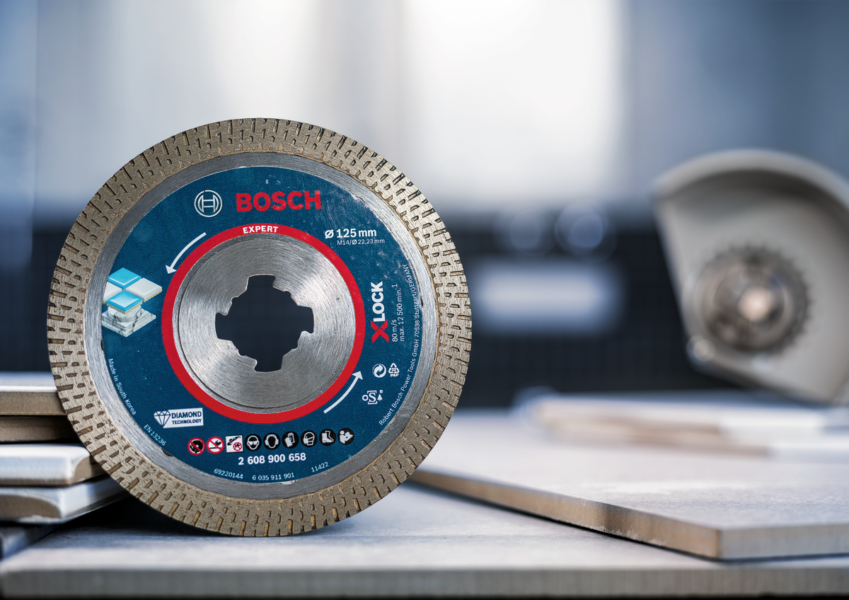 Bosch EXPERT Hard Ceramic Diamanttrennscheibe, X-LOCK, 85x22,23 mm