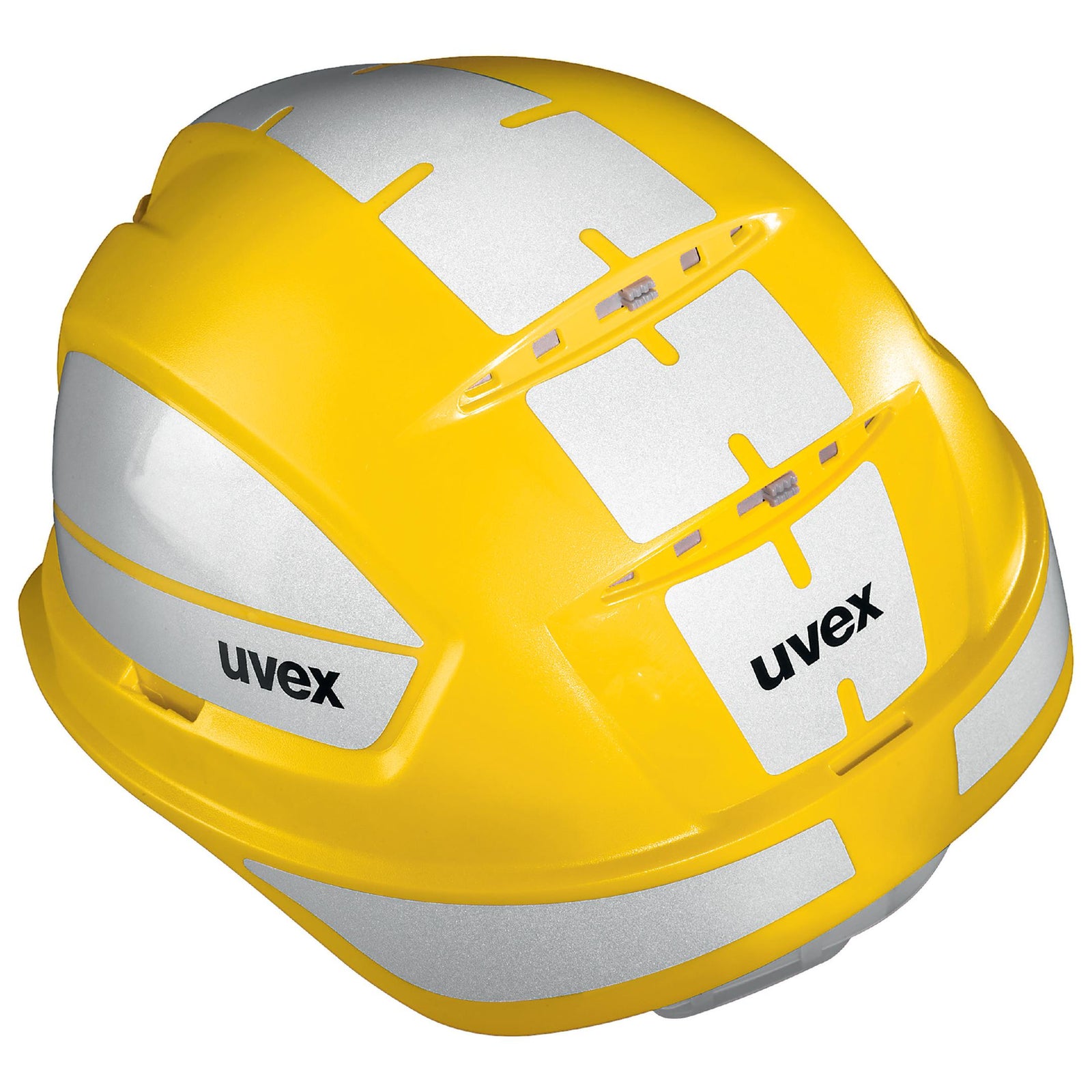 uvex pheos E Schutzhelm gelb mit Reflexset L