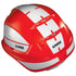 uvex pheos B Schutzhelm rot mit Reflexset L