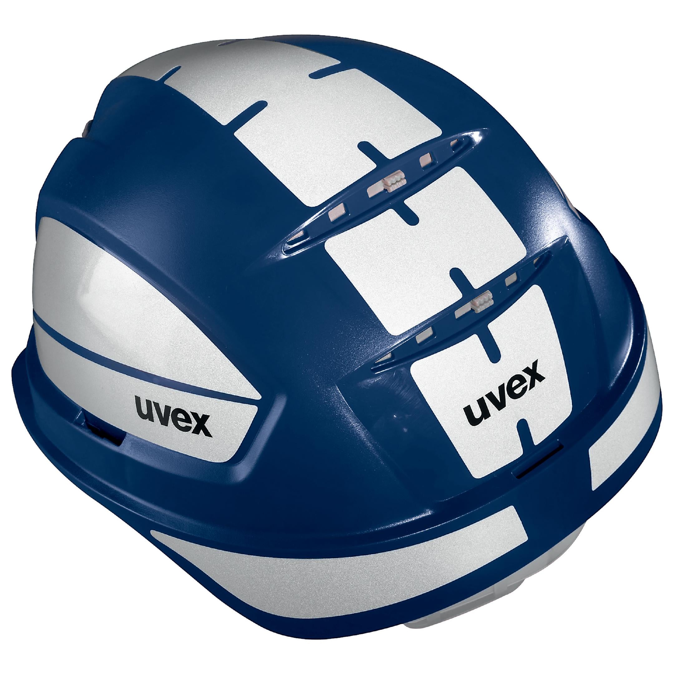 uvex pheos B Schutzhelm blau mit Reflexset L - MELTEC GmbH