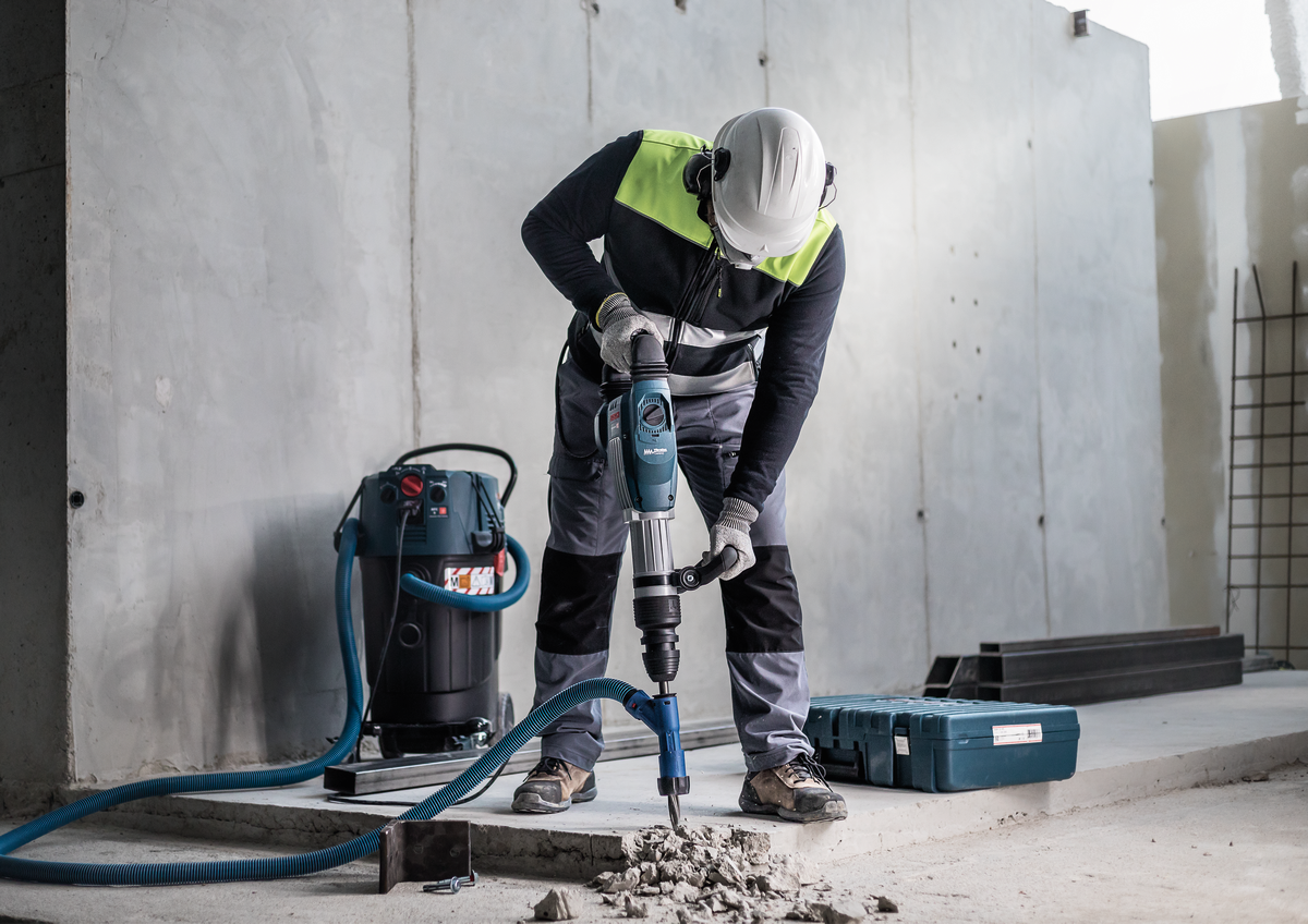 Bosch EXPERT SDS Clean max Flachmeißel + Adapter, 25x400 mm - MELTEC GmbH