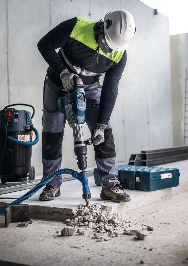 Bosch EXPERT SDS Clean max Flachmeißel + Adapter, 25x400 mm - MELTEC GmbH