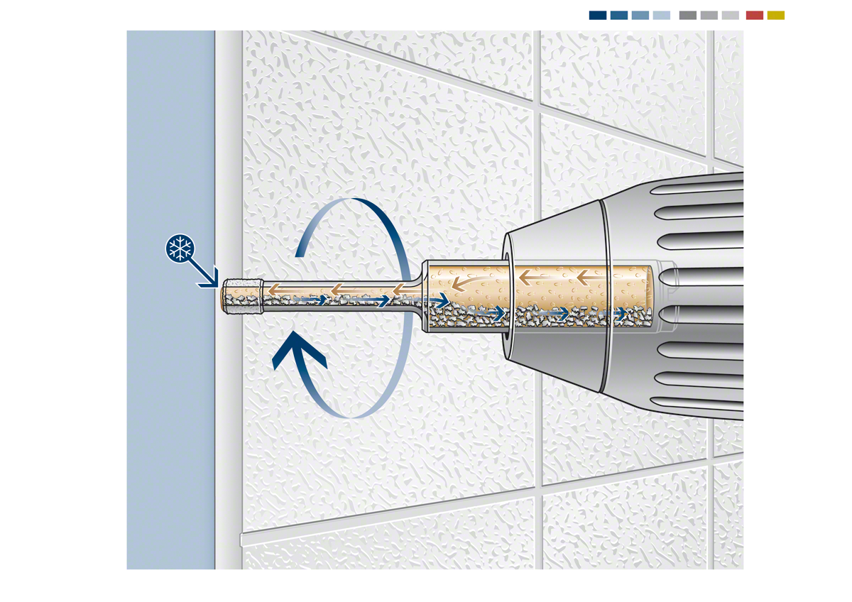 Bosch PRO Ceramic Trockenbohrkrone, 14 × 30 ×14 mm