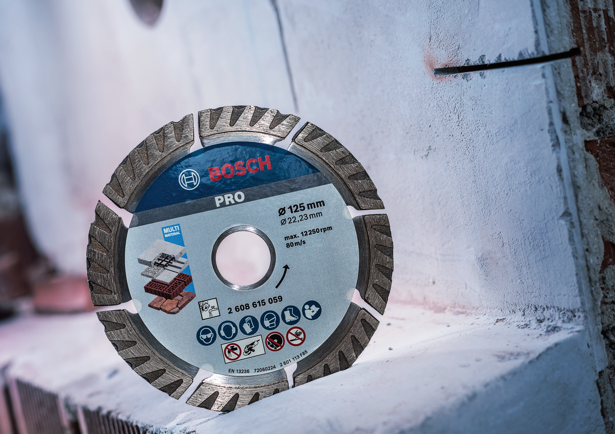 Bosch PRO Multi Material Diamanttrennscheibe, 115 x 22,23 mm