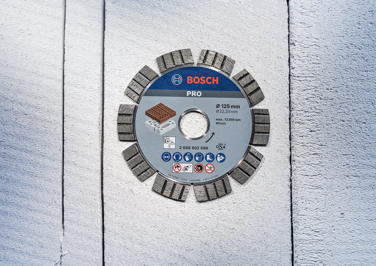 Bosch PRO Abrasive Diamanttrennscheibe, 115 x 22,23 mm