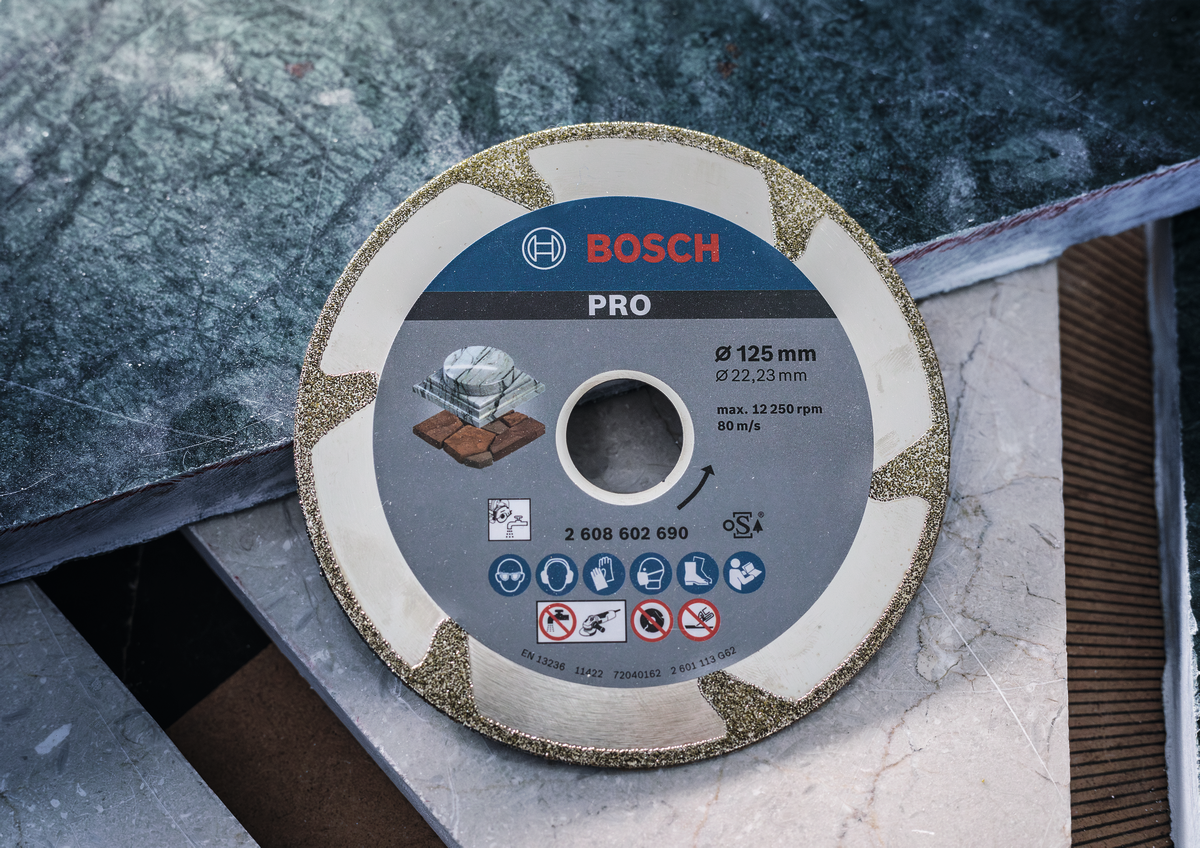 Bosch PRO Marble Diamanttrennscheibe, 115 x 22,23 mm
