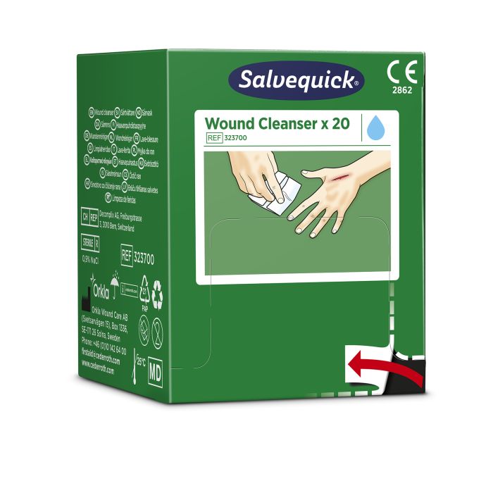 95960 Nachfüllpackung Wundreinigungstüchlein Salvequick Ref 323700 - MELTEC GmbH