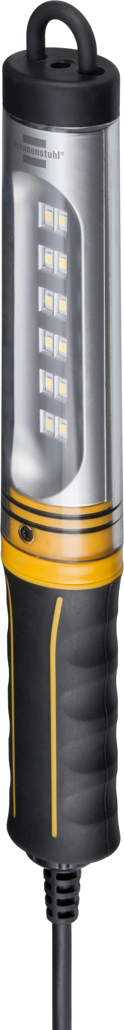 LED Werkstattleuchte IP65 WL 552 (Dimmarbare LED Stableuchte / LED Arbeitsleuchte IP65 geschützt, 12 x SMD-LED mit 570 lm, Werkstattlampe mit 5m Kabel & Eurostecker, IK07)