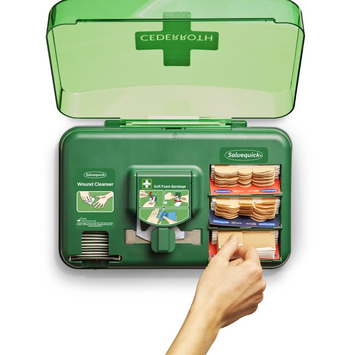 95830 Pflasterspender Plus Wandspender Cederroth Wound Care Dispenser Ref 51011006 - MELTEC GmbH