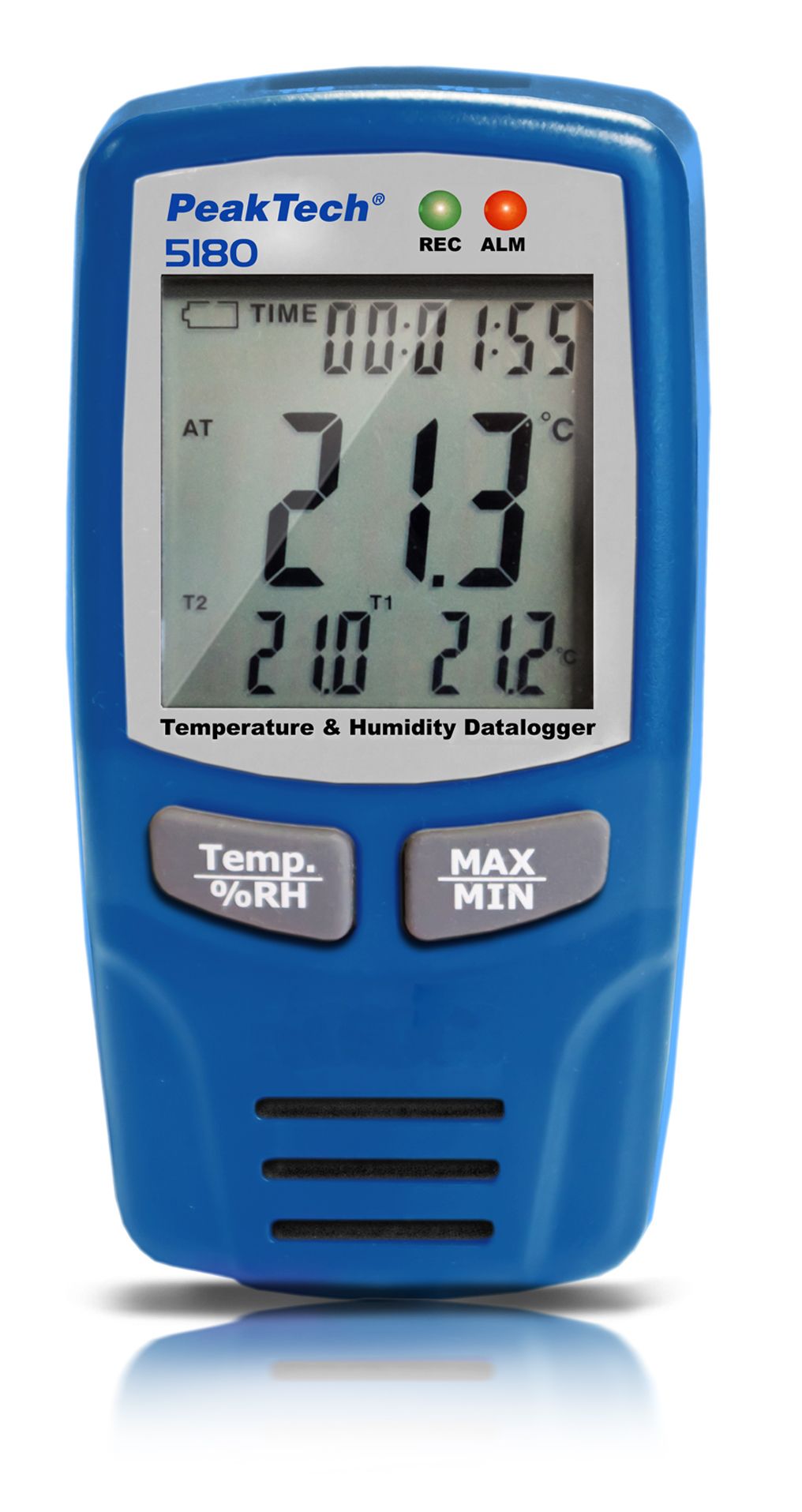 P 5180» USB-Datalogger Typ-K, Luft-temperatur/feuchtigkeit