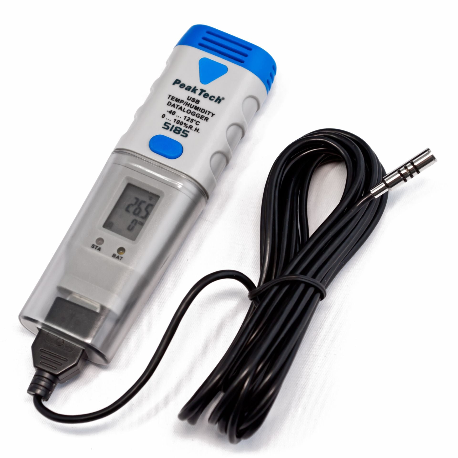 P 5185» USB-Datalogger Temperatur und Luftfeuchtigkeit