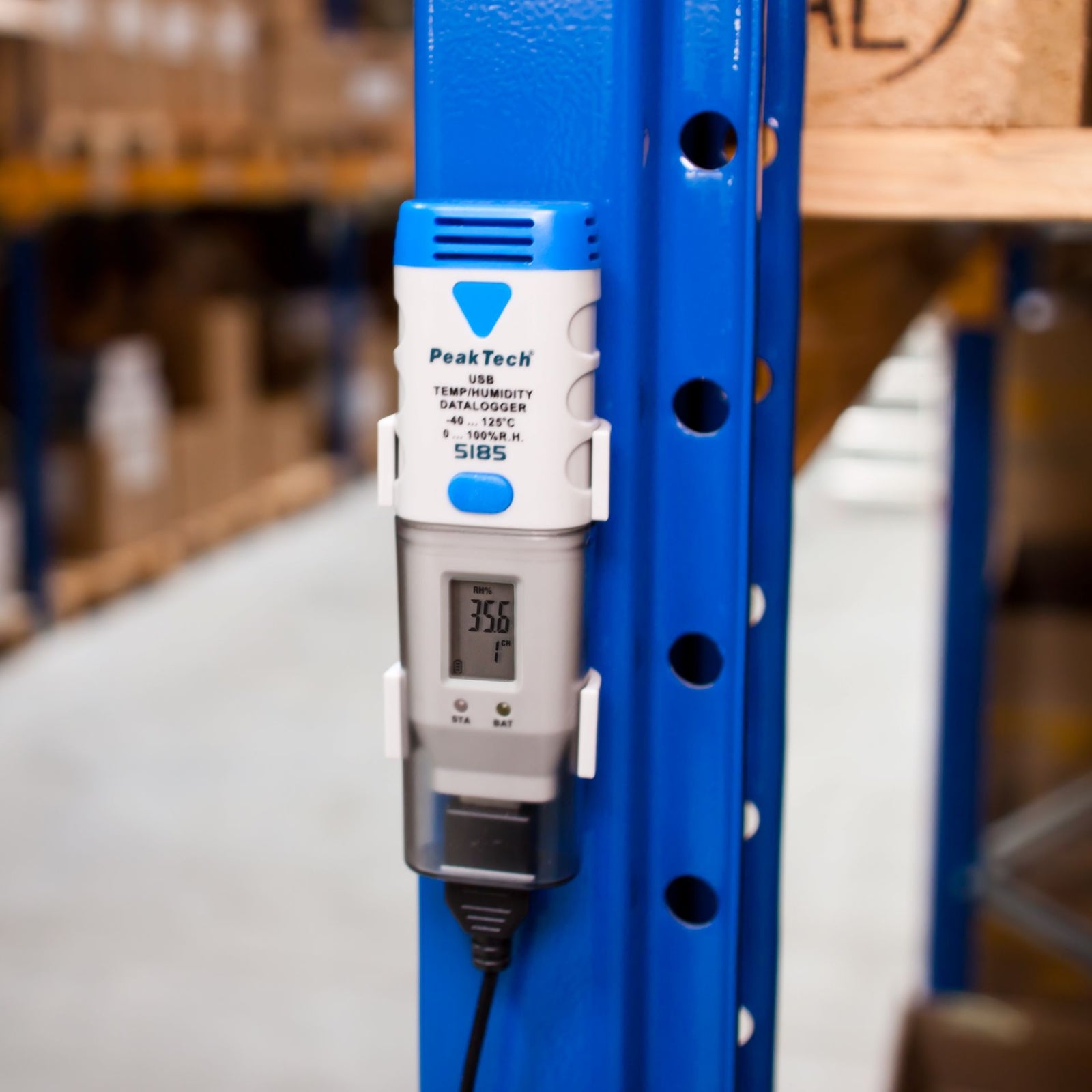 P 5185» USB-Datalogger Temperatur und Luftfeuchtigkeit - MELTEC GmbH