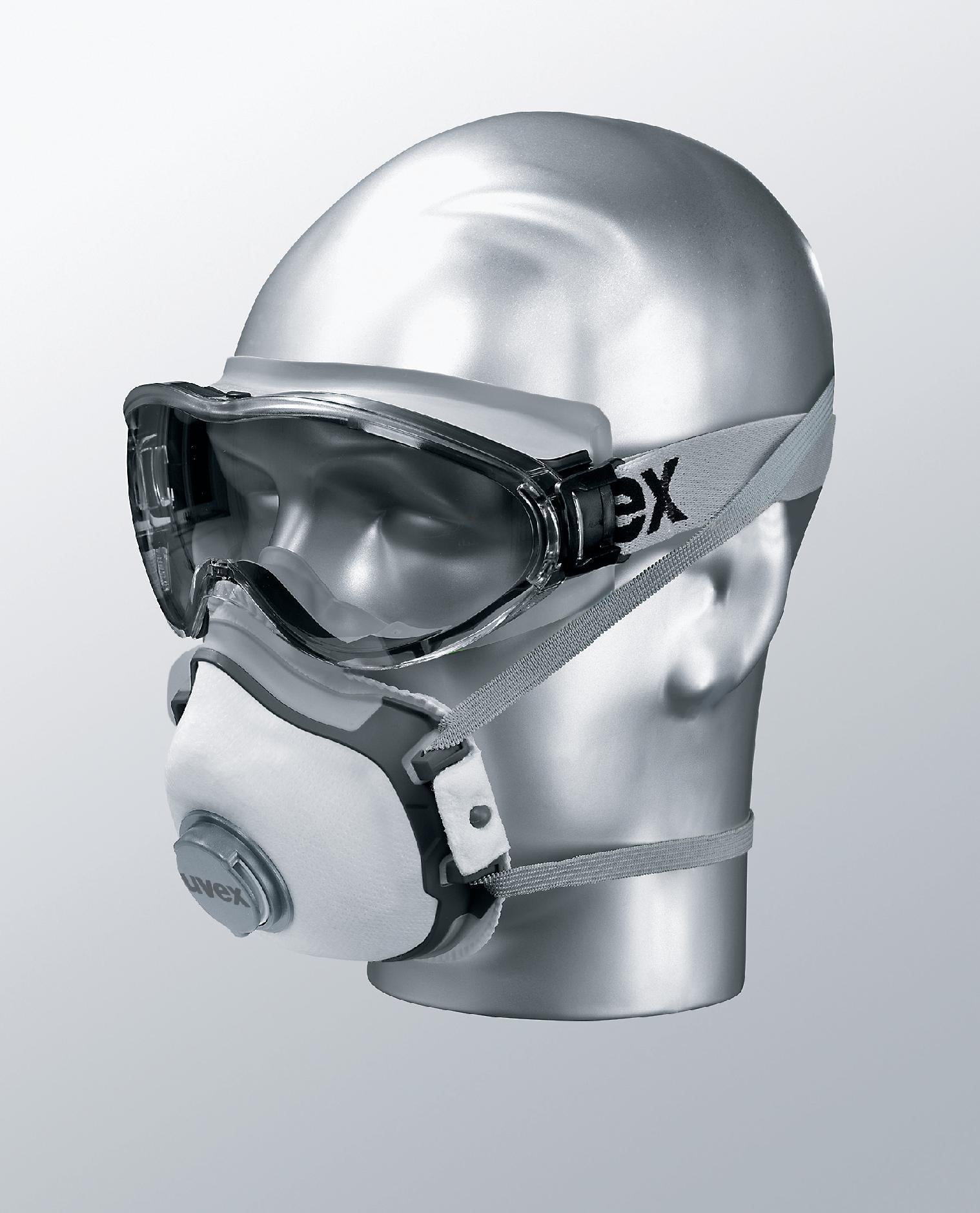 uvex ultrasonic Vollsichtbrille innen beschlagfrei, außen extrem kratzfest und chemikalienbeständig
