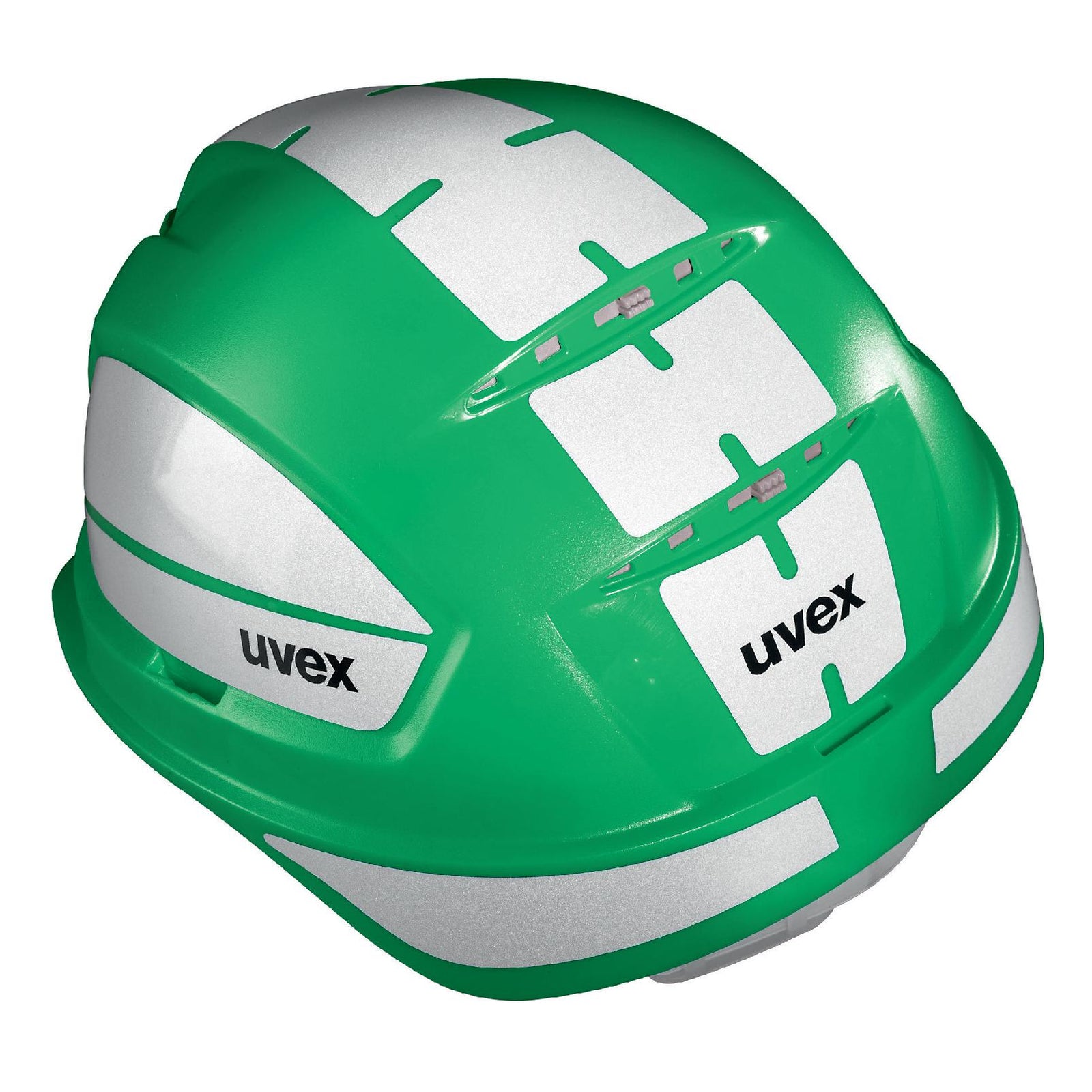 uvex pheos B-WR Schutzhelm grün mit Reflexset L