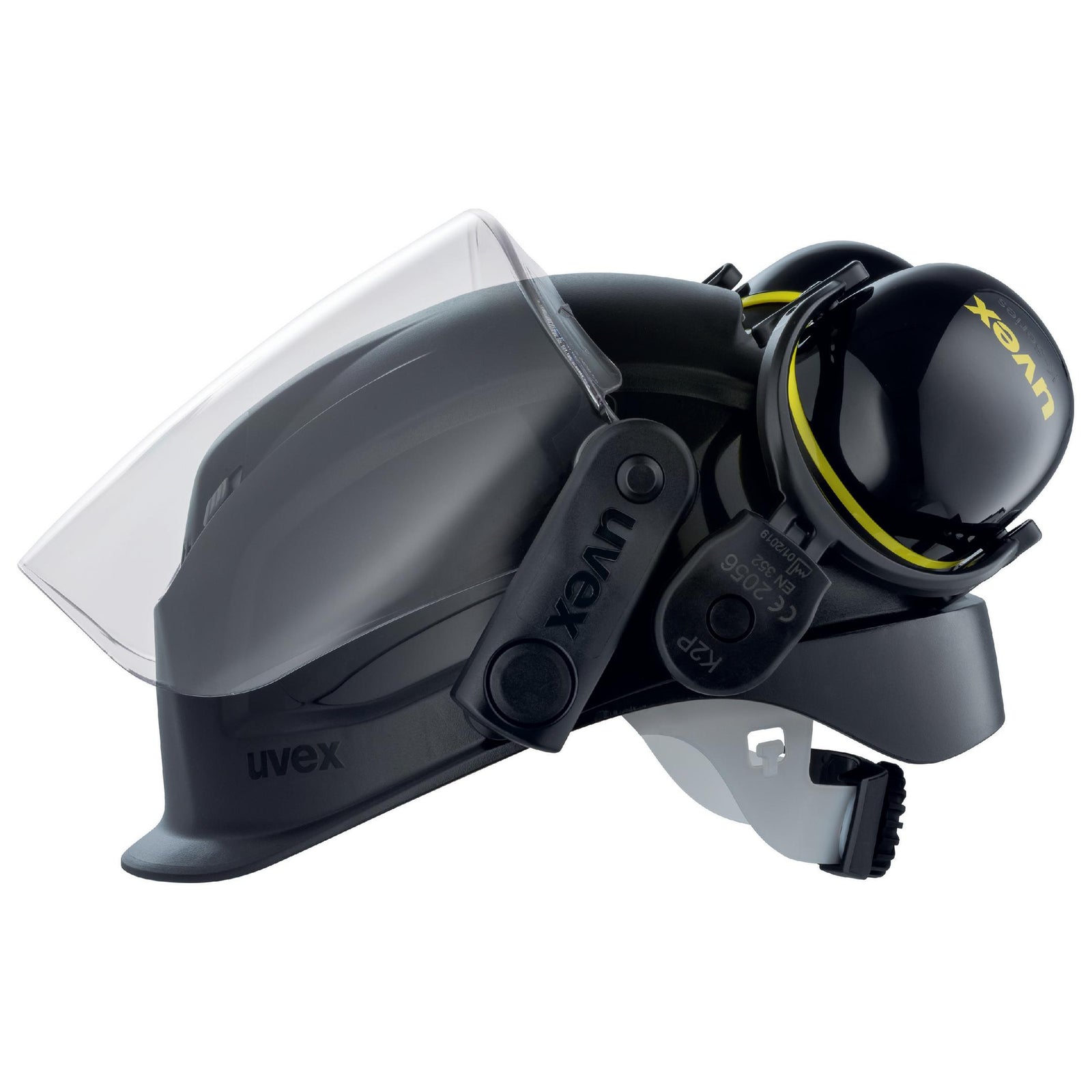 uvex pheos Visier mechanisch innen beschlagfrei, außen extrem kratzfest und chemikalienbeständig