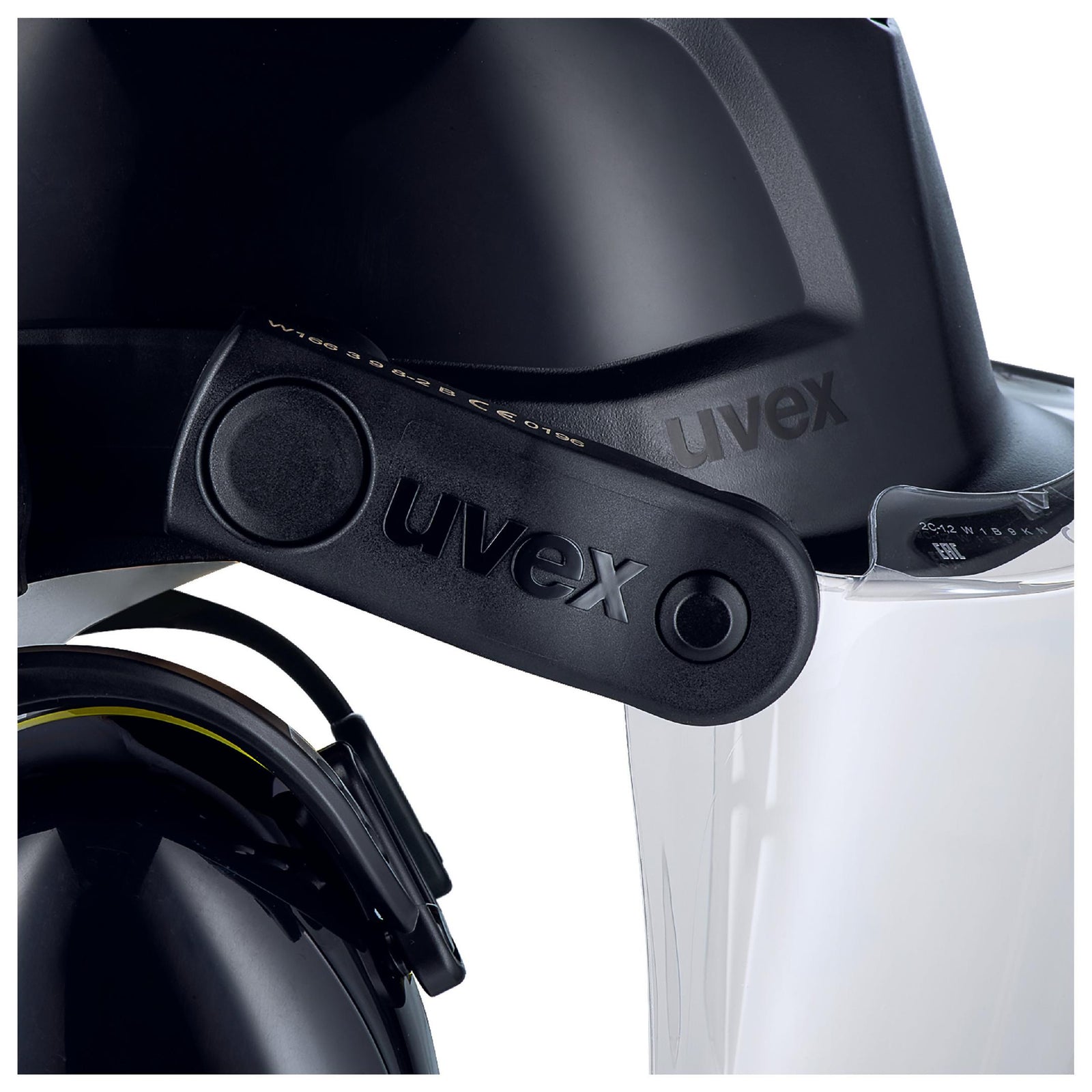 uvex pheos Visier mechanisch innen beschlagfrei, außen extrem kratzfest und chemikalienbeständig