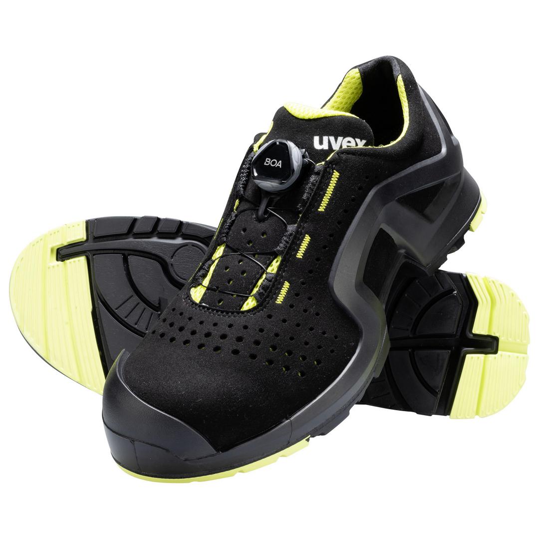 uvex 1 x-tended support BOA® Sicherheitsschuh S1 PL Halbschuh Weite 10