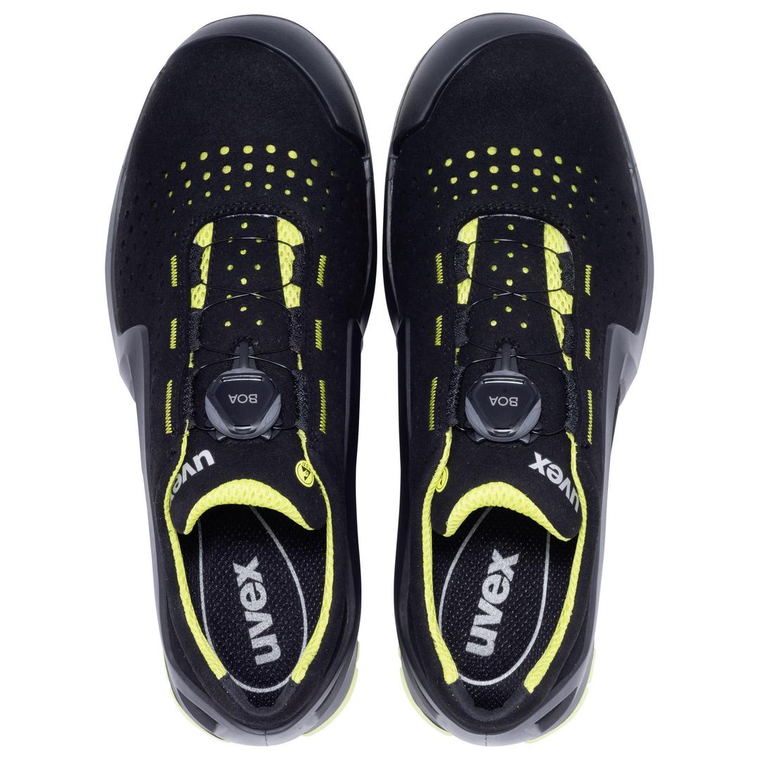 uvex 1 x-tended support BOA® Sicherheitsschuh S1 PL Halbschuh Weite 10